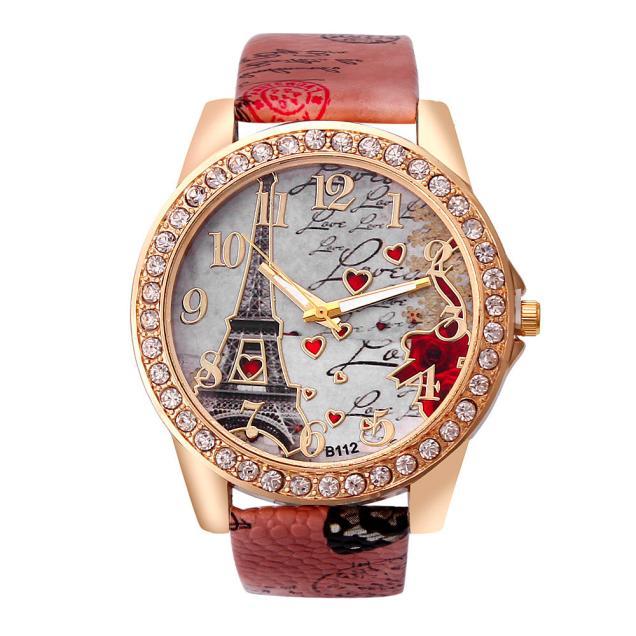 Reloj Quartz Mujer Vintage Eiffel Tower – Casual para Damas y Estudiantes 6 Reloj Quartz Mujer Vintage Eiffel Tower – Casual para Damas y Estudiantes - Imagen 6
