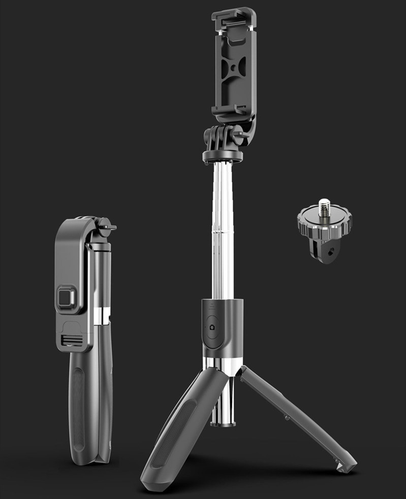 Soporte Universal para Móvil y Selfie Stick con Trípode – Compatible con Apple, Bluetooth y Transmisión en Vivo 7 Soporte Universal para Móvil y Selfie Stick con Trípode – Compatible con Apple, Bluetooth y Transmisión en Vivo - Imagen 7