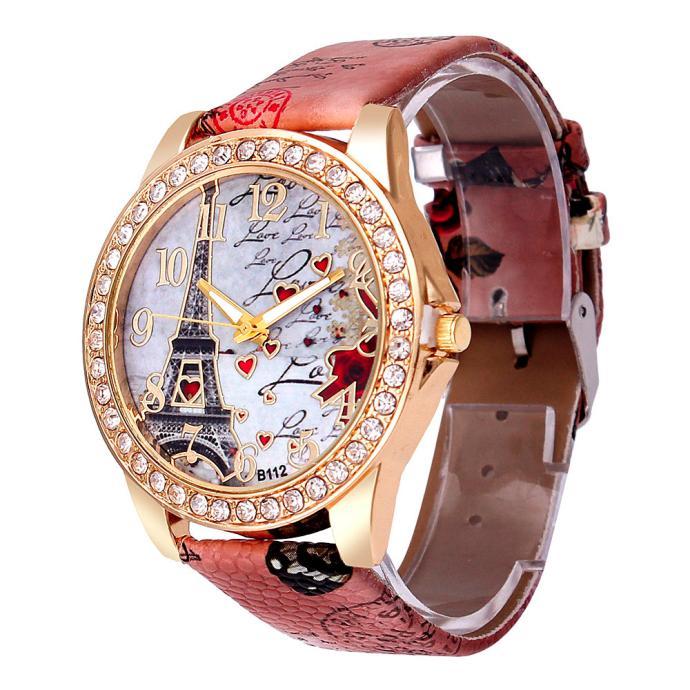Reloj Quartz Mujer Vintage Eiffel Tower – Casual para Damas y Estudiantes 5 Reloj Quartz Mujer Vintage Eiffel Tower – Casual para Damas y Estudiantes - Imagen 5