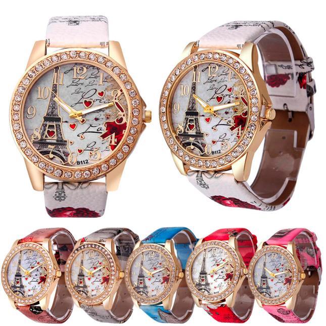 Reloj Quartz Mujer Vintage Eiffel Tower – Casual para Damas y Estudiantes 1 Reloj Quartz Mujer Vintage Eiffel Tower – Casual para Damas y Estudiantes