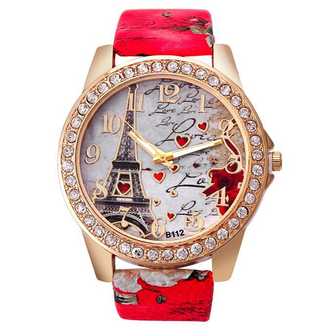 Reloj Quartz Mujer Vintage Eiffel Tower – Casual para Damas y Estudiantes 4 Reloj Quartz Mujer Vintage Eiffel Tower – Casual para Damas y Estudiantes - Imagen 4