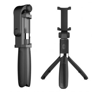 Soporte Universal para Móvil y Selfie Stick con Trípode – Compatible con Apple, Bluetooth y Transmisión en Vivo