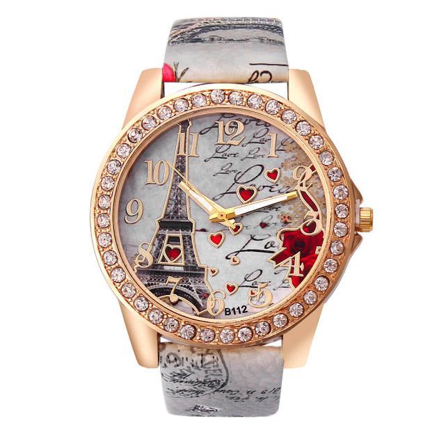 Reloj Quartz Mujer Vintage Eiffel Tower – Casual para Damas y Estudiantes 7 Reloj Quartz Mujer Vintage Eiffel Tower – Casual para Damas y Estudiantes - Imagen 7